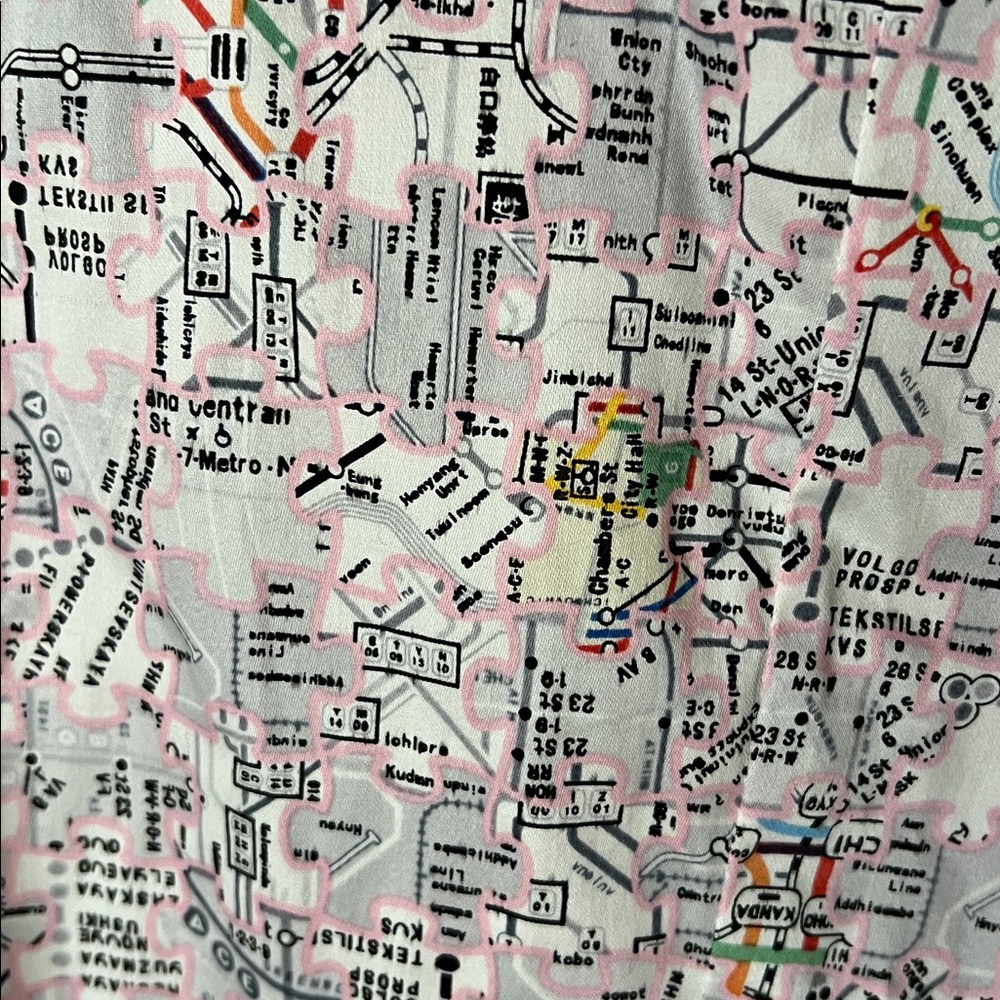 Robert Graham collared map button down shirt - image 10